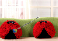 Χαριτωμένο μαξιλάρι Chenille Microfiber κινούμενων σχεδίων, κόκκινο ρόδινο μαξιλάρι καναπέδων για το υπόλοιπο